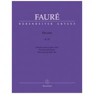 Fauré, G.: Pavane für Klavier Op. 50 