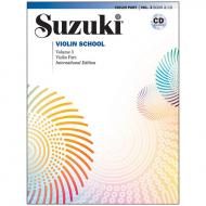 Suzuki, S: Violin School - Volume 3 (+CD) 