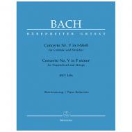 Bach, J. S.: Cembalokonzert Nr. 5 BWV 1056 f-Moll 