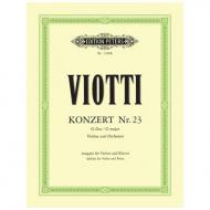Viotti, G. B.: Violinkonzert Nr. 23 G-Dur 