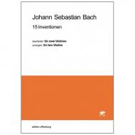 Bach, J. S.: 15 Inventionen für Violinen 