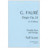 Fauré, G.: Elegie op.24 in A Minor (Score) 