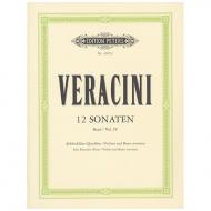 Veracini, F. M.: 12 Violinsonaten Band 4 