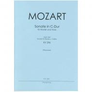 Mozart, W. A.: Violasonate C-Dur nach KV 296 