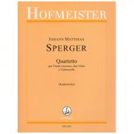 Sperger, J.M.: Quartetto 