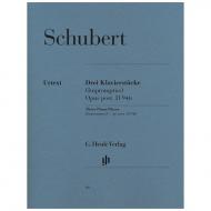 Schubert, F.: 3 Klavierstücke, Impromptus 