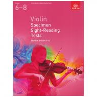 ABRSM: Violin Specimen Sight-Reading Tests – Grades 6-8 (From 2012) 