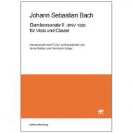 Bach, J. S.: Gambensonate II BVW1028 