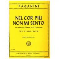 Paganini, N.: Nel cor piu non mi sento 