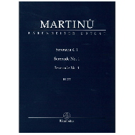 Martinů, B: Serenade Nr. 1 H 217 