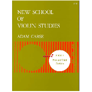 Carse, A : New School of Violin Studies. Book 3 