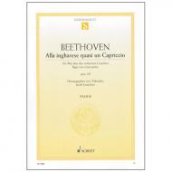 Beethoven, L. v.: Alla ingharese quasi un Capriccio Op. 129 