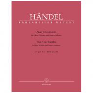 Händel, G. F.: 2 Triosonaten aus Op. 5 