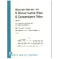 Cirri, G. B.: 6 Konzertante Trios Op. 18 Band 2 (Trios 2-6) 
