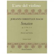 Bach, J. Chr.: Violinsonaten Op. 15/3-4 