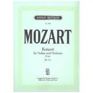 Mozart, W. A.: Violinkonzert Nr. 7 KV 271i D-Dur 