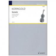 Korngold, E. W.: Violinsonate Op. 6 G-Dur 