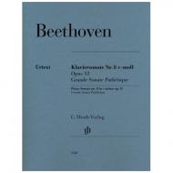 Beethoven, L. v.: Klaviersonate Nr. 8 Op. 13 (Grande Sonate Pathétique) c-Moll 