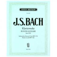 Bach, J. S.: Italienisches Konzert F-Dur, Partita h-Moll 