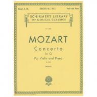Mozart, W. A.: Violinkonzert Nr. 3 KV 216 G-Dur 