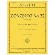 Viotti, G. B.: Violinkonzert Op. 22 a-Moll 