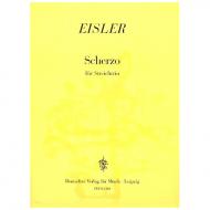 Eisler, H.: Scherzo für Streichtrio, Partitur und Stimmen 