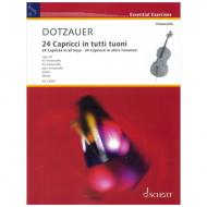 Dotzauer, J. J. F.: 24 Capricen in allen Tonarten Op. 35 