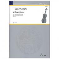 Telemann, G. Ph.: 6 Violasonatinen 