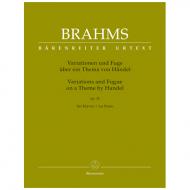 Brahms, J.: Variationen und Fuge über ein Thema von Händel Op. 24 