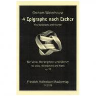 Waterhouse, G.: 4 Epigraphe nach Escher Op. 35 