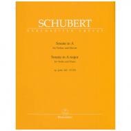 Schubert, F.: Violinsonate Op. post. 162 D 574 A-Dur 