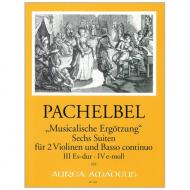 Pachelbel, J.: »Musicalische Ergötzung« 6 Suiten Heft 2 