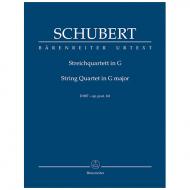 Schubert, F.: Streichquartett G-Dur Op. post. 161 D 887 