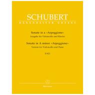 Schubert, F.: Sonate in a 'Arpeggione' a-Moll D 821 