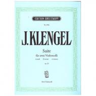 Klengel, J.: Suite d-moll für 2 Violoncelli, op. 22 