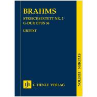 Brahms, J.: Streichsextett Nr. 2 Op. 36 G-Dur 