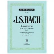 Bach, J. S.: Das Wohltemperierte Klavier 1. Teil Heft II BWV 854-861 