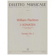 Flackton, W.: Violasonate 2 D-Dur 