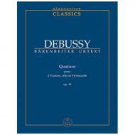 Debussy, C.: Streichquartett Op. 10 