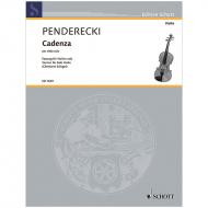 Penderecki, K.: Cadenza (1984) 