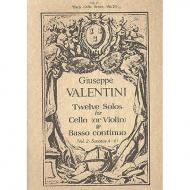 Valentini, G.: 12 Solos Band 2 (Nr.4-6) 