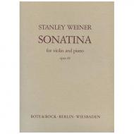 Weiner, S.: Violinsonatine Op. 69 