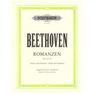 Beethoven, L. v.: 2 Romanzen Op. 40 und Op. 50 