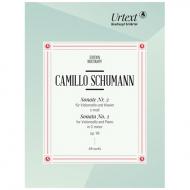 Schumann, C.: Violoncellosonate Nr. 2 Op. 99 c-Moll 