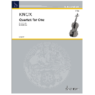 Knox, G.: Quartet for One (2020) 