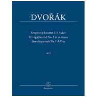 Dvorák, A.: Streichquartett Nr. 1 A-Dur Op. 2 