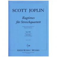 Joplin, S.: Ragtimes für Streichquartett Band 8 