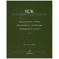 Suk, J.: Streichquartett Nr. 1 B-Dur Op. 11 