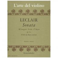 Leclair, J. M. A.: Violinsonate Nr. 9 Op. 9 Es-Dur 