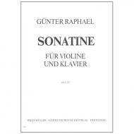 Raphael, G.: Violinsonatine Op. 52 h-Moll 